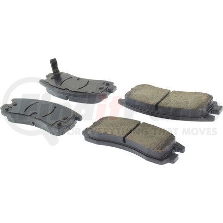 Centric 105.06980 Posi Quiet Ceramic Brake Pads with Shims and Hardware