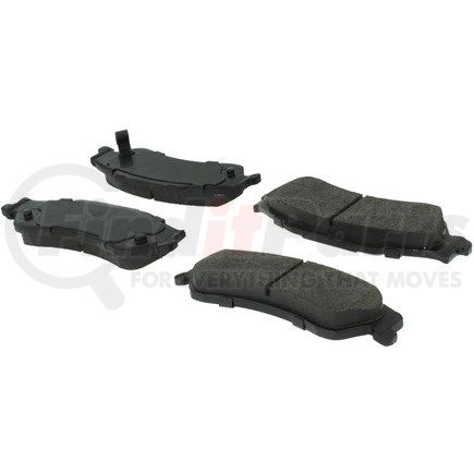 Centric 105.07290 Posi Quiet Ceramic Brake Pads with Shims and Hardware