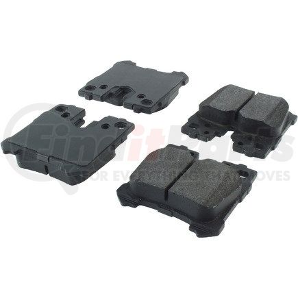 Centric 104.12830 Posi Quiet Semi-Metallic Brake Pads with Hardware