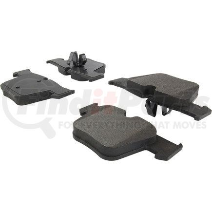 Centric 104.12890 Posi Quiet Semi-Metallic Brake Pads with Hardware