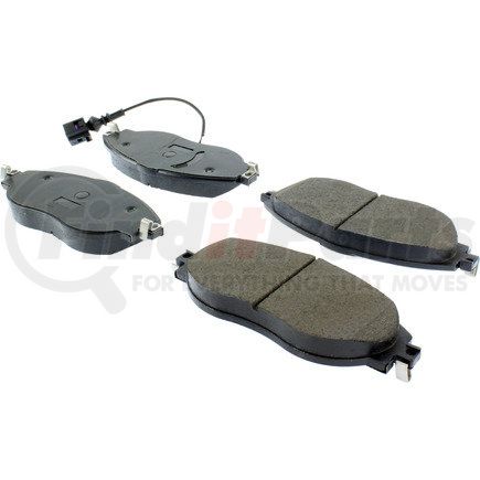 CENTRIC 105.16330 - ceramic pads w/hrdwr | posi quiet ceramic brake pads with shims and hardware | disc brake pad