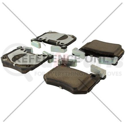 CENTRIC 105.60410 - posiquiet ceramic pads | posi quiet ceramic brake pads with shims | disc brake pad