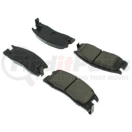 Centric 102.03980 C-Tek Semi-Metallic Brake Pads with Shims