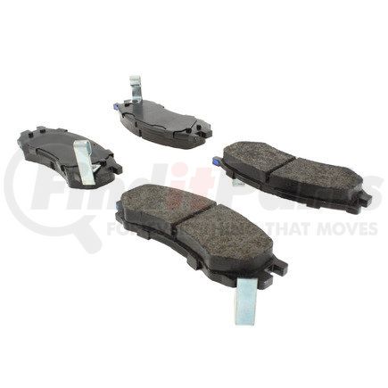 CENTRIC 102.05070 - metallic pads | c-tek semi-metallic brake pads with shims | disc brake pad