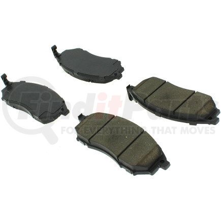 Centric 105.08880 Posi Quiet Ceramic Brake Pads with Shims and Hardware