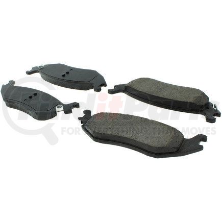Centric 105.08980 Posi Quiet Ceramic Brake Pads with Shims and Hardware