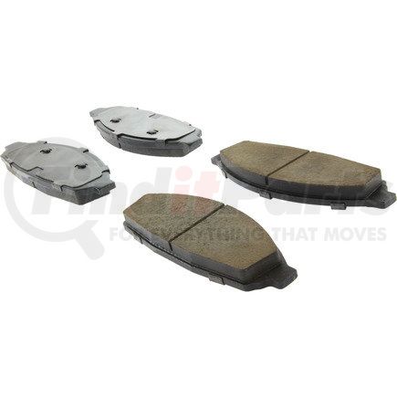 Centric 105.09310 Posi Quiet Ceramic Brake Pads with Shims and Hardware