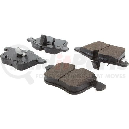 Centric 105.12570 Posi Quiet Ceramic Brake Pads with Shims and Hardware