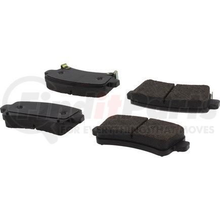 Centric 105.14301 Posi Quiet Ceramic Brake Pads with Shims and Hardware