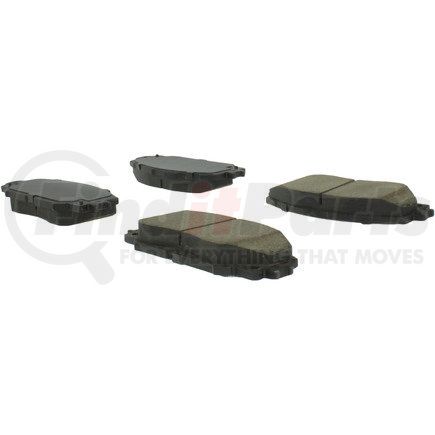Centric 102.12100 C-Tek Semi-Metallic Brake Pads with Shims