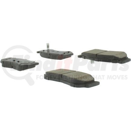 Centric 102.12970 C-Tek Semi-Metallic Brake Pads with Shims