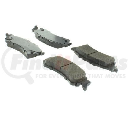 CENTRIC 102.07920 - metallic pads | c-tek semi-metallic brake pads with shims | disc brake pad