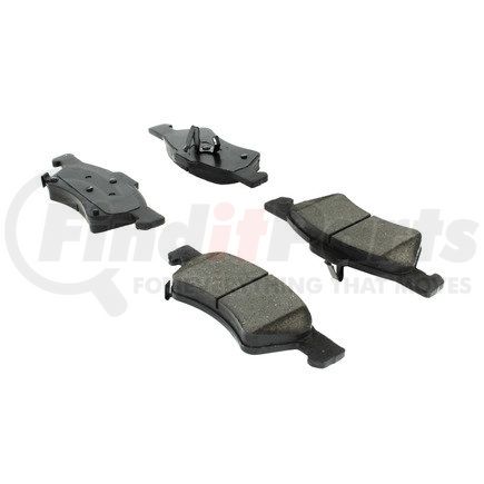 Centric 102.08570 C-Tek Semi-Metallic Brake Pads with Shims