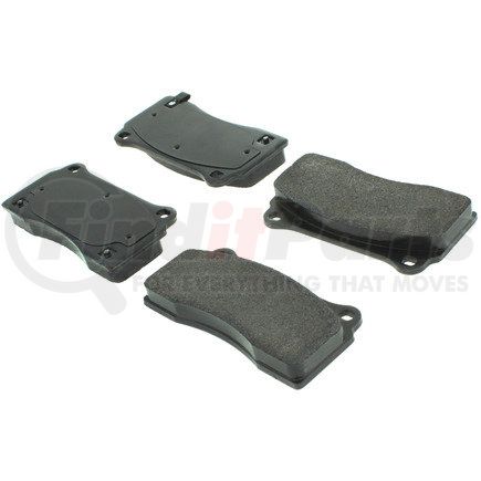 Centric 102.09680 C-Tek Semi-Metallic Brake Pads with Shims