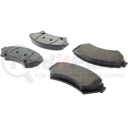 Centric 104.06990 Posi Quiet Semi-Metallic Brake Pads with Hardware