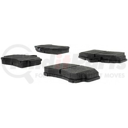 Centric 104.07380 Posi Quiet Semi-Metallic Brake Pads with Hardware