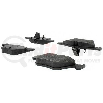 Centric 104.07400 Posi Quiet Semi-Metallic Brake Pads with Hardware