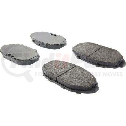 Centric 104.07480 Posi Quiet Semi-Metallic Brake Pads with Hardware