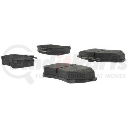 Centric 104.07800 Posi Quiet Semi-Metallic Brake Pads