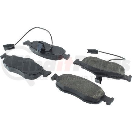 Centric 104.08010 Posi Quiet Semi-Metallic Brake Pads with Hardware