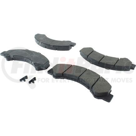 Centric 104.08250 Posi Quiet Semi-Metallic Brake Pads with Hardware
