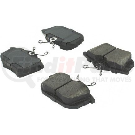 Centric 104.08380 Posi Quiet Semi-Metallic Brake Pads