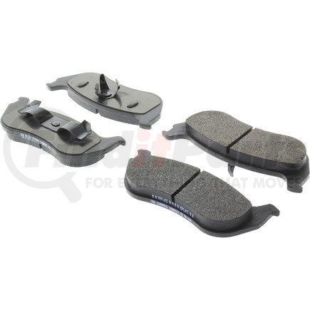 Centric 104.08810 Posi Quiet Semi-Metallic Brake Pads with Hardware