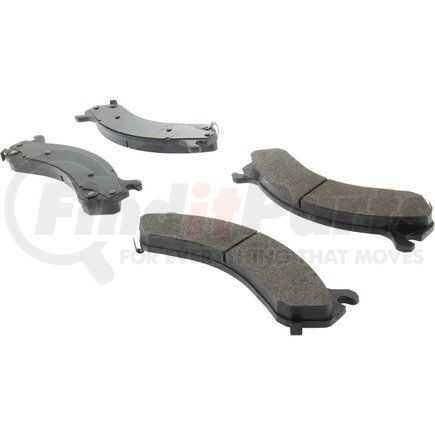 Centric 104.09090 Posi Quiet Semi-Metallic Brake Pads with Hardware