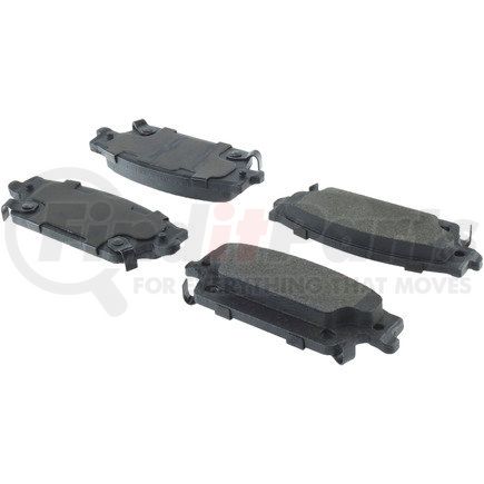 Centric 104.10200 Posi Quiet Semi-Metallic Brake Pads with Hardware