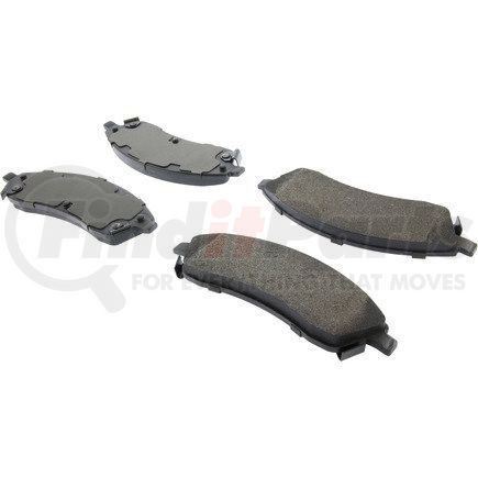 Centric 104.10190 Posi Quiet Semi-Metallic Brake Pads with Hardware