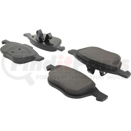 Centric 104.10440 Posi Quiet Semi-Metallic Brake Pads with Hardware