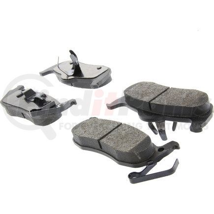 Centric 104.10870 Posi Quiet Semi-Metallic Brake Pads with Hardware