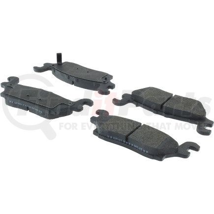 Centric 104.11200 Posi Quiet Semi-Metallic Brake Pads with Hardware