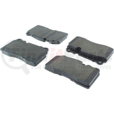 Centric 104.12630 Posi Quiet Semi-Metallic Brake Pads with Hardware