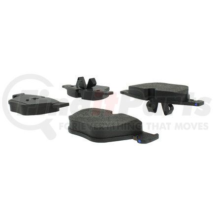 Centric 104.12600 Posi Quiet Semi-Metallic Brake Pads with Hardware