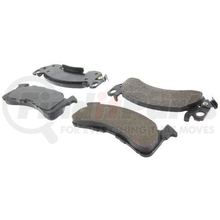 Centric 104.01530 Posi Quiet Semi-Metallic Brake Pads with Hardware