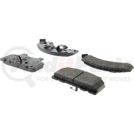 Centric 104.02150 Posi Quiet Semi-Metallic Brake Pads with Hardware