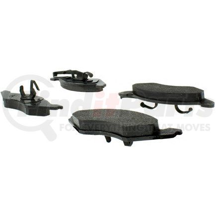Centric 104.02570 Posi Quiet Semi-Metallic Brake Pads with Hardware