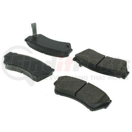 Centric 104.04510 Posi Quiet Semi-Metallic Brake Pads with Hardware