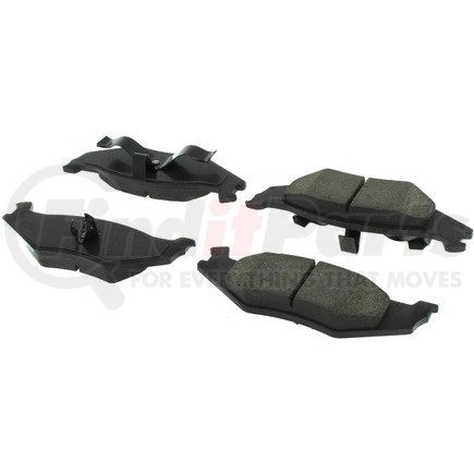Centric 104.05120 Posi Quiet Semi-Metallic Brake Pads with Hardware