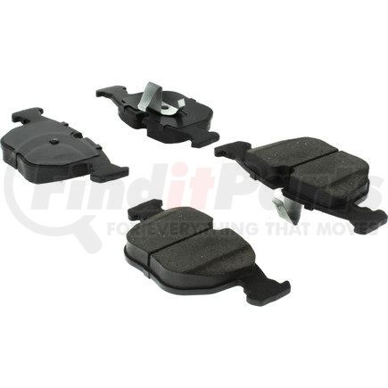 Centric 104.06811 Posi Quiet Semi-Metallic Brake Pads with Hardware