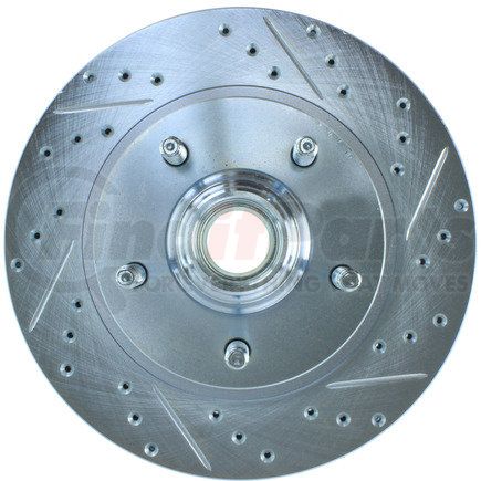 Centric 227.65080L Select Sport Drilled & Slotted Rotor, Left