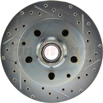 CENTRIC 227.66025L Select Sport Drilled & Slotted Rotor, Left
