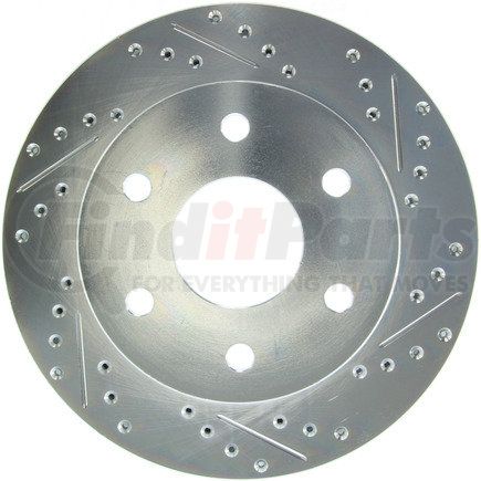 Centric 227.66040L Select Sport Drilled & Slotted Rotor, Left