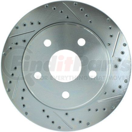 Centric 227.67053L Select Sport Drilled & Slotted Rotor, Left