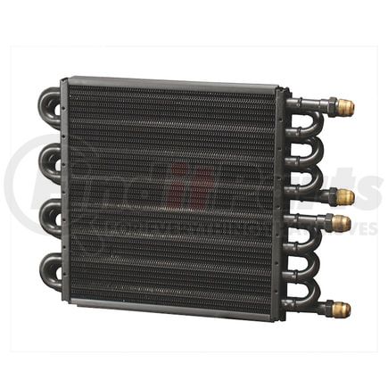 Derale 15301 8 & 8 Pass Dual Circuit Electra-Cool Replacement Cooler, -8AN