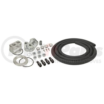 Derale 15748 Universal Engine Oil Filter Relocation Kit with 1/2" NPT Ports