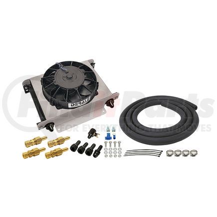 Derale 13960 25 Row Hyper-Cool Remote Transmission Cooler Kit, -6AN