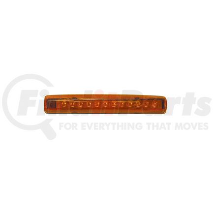 Pacer Performance 20-703 12 Diode Single Row LED Light, Amber