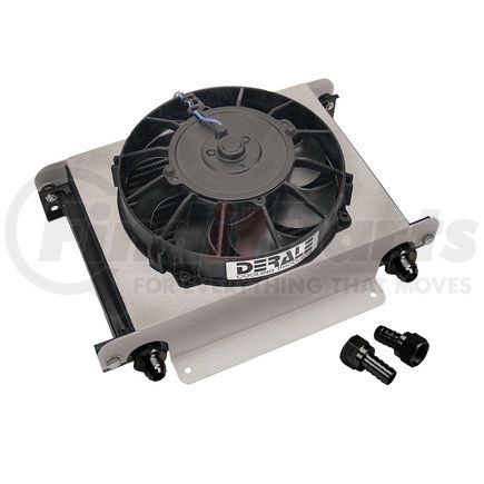 Derale 15960 25 Row Hyper-Cool Remote Transmission Cooler Kit, -8AN